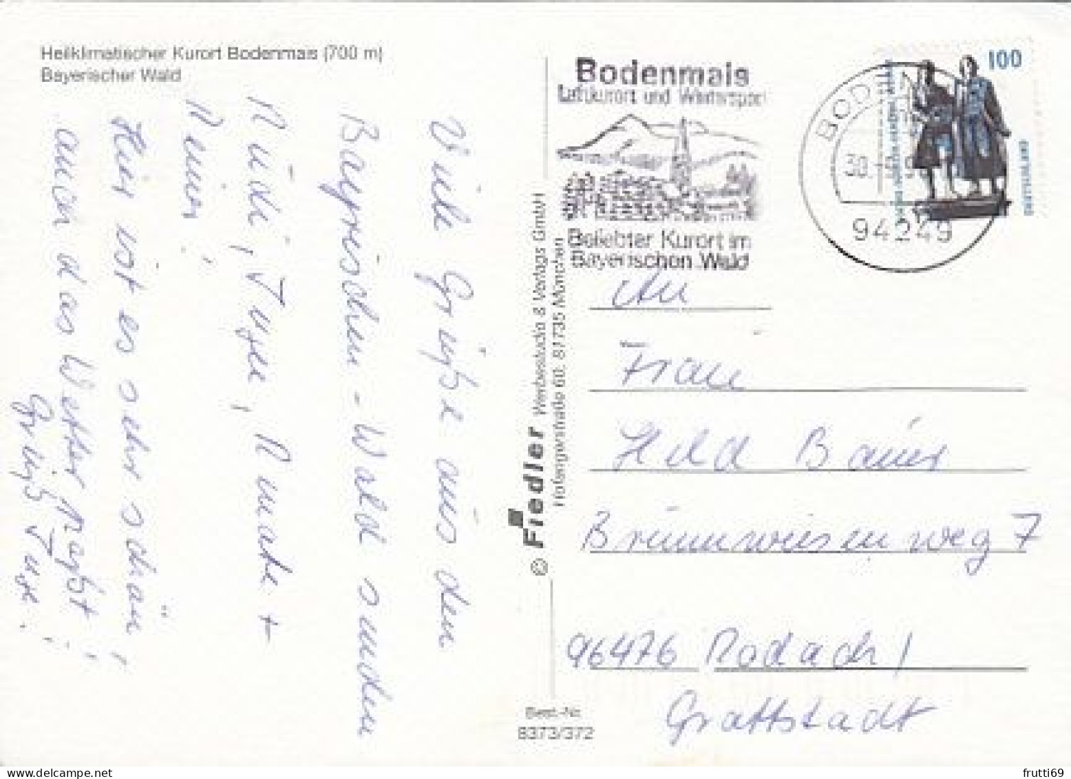 AK 207685 GERMANY - Bodenmais - Bayer. Wald - Bodenmais