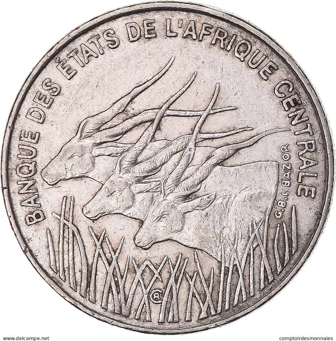 Monnaie, États De L'Afrique Centrale, 100 Francs, 2003 - Centrafricaine (République)