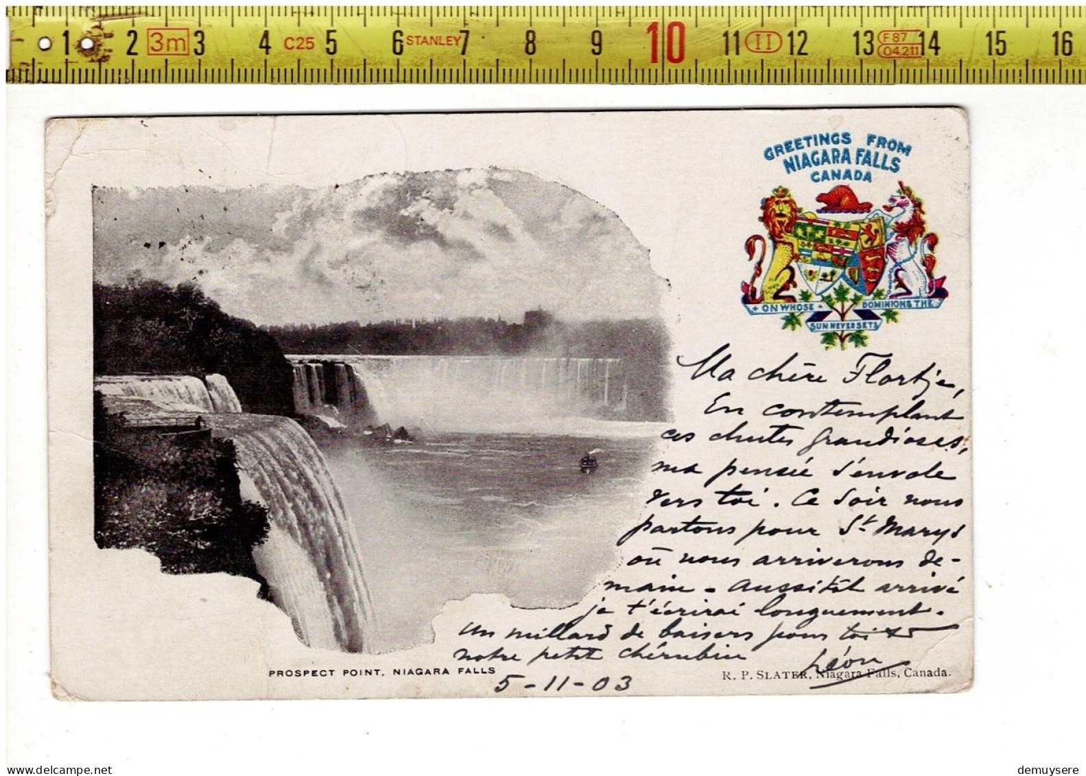 67760 - GREETINGS FROM NIAGARA FALLS CANADA - Niagara Falls