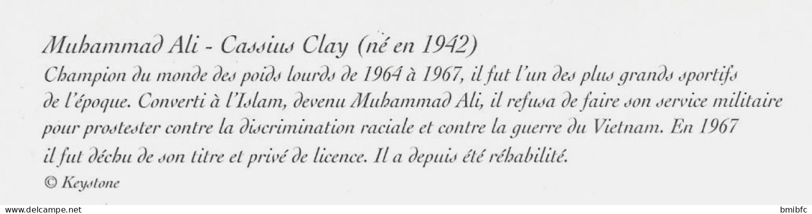 Muhamed Ali - Cassius Clay (né En 1942) Champion Du Monde Des Poids Lourds De 1964 à 1967........... - Sportsmen