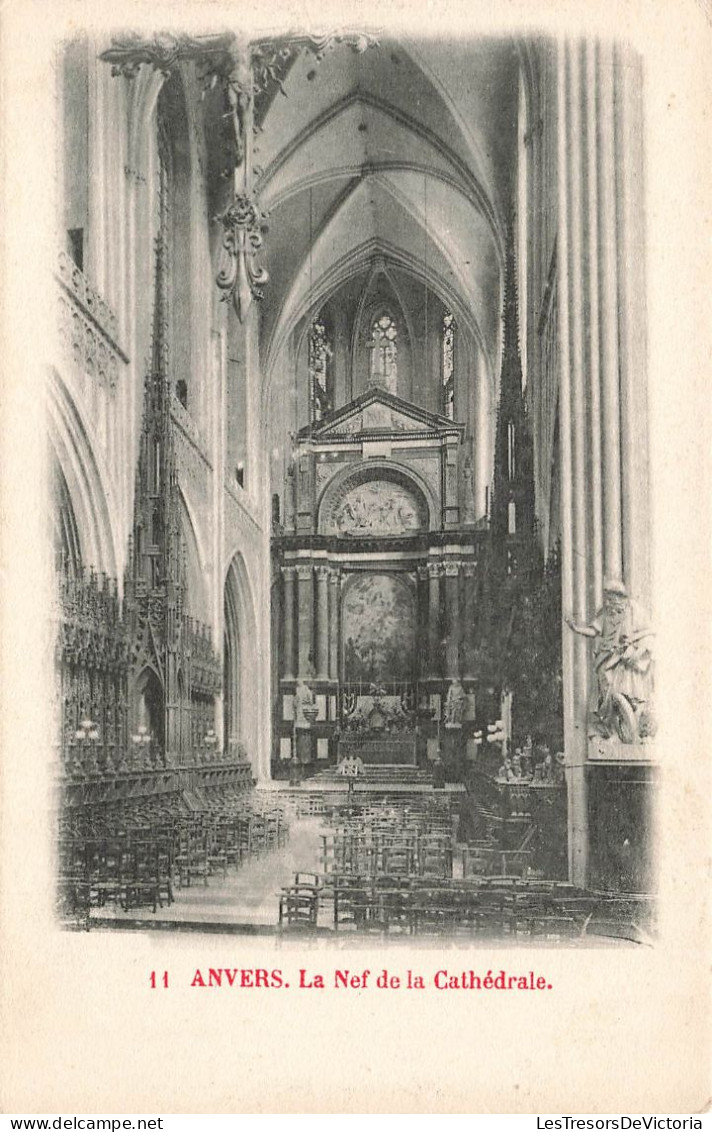 BELGIQUE - Anvers - La Nef De La Cathédrale - Carte Postale Ancienne - Antwerpen