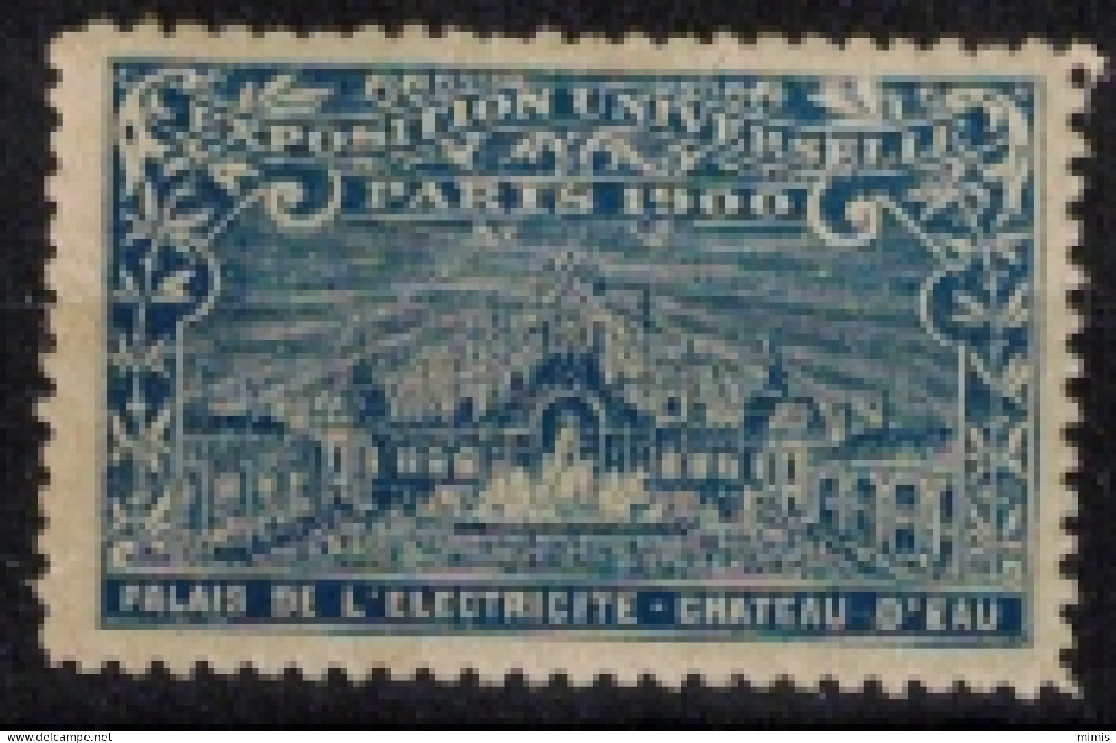 FRANCE     VIGNETTES      Exposition Universelle Paris 1900   Palais De L'Electricité - Chateau D'Eau - Toerisme (Vignetten)