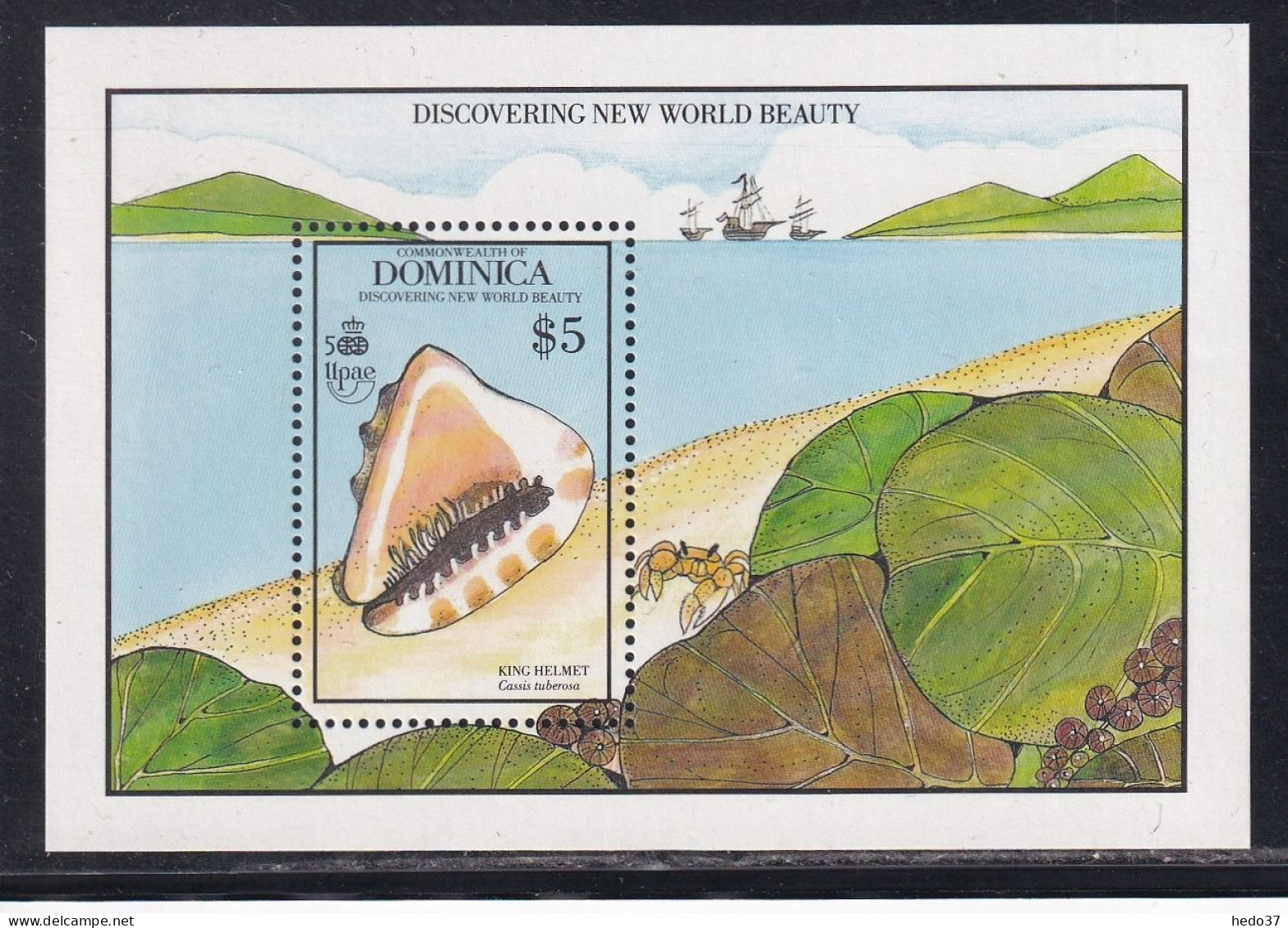 Dominique BF N°167 - Coquillages - Neuf ** Sans Charnière - TB - Dominica (1978-...)