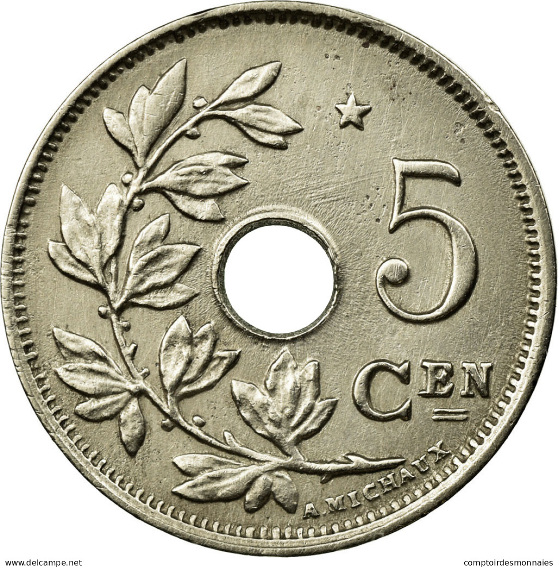 Monnaie, Belgique, 5 Centimes, 1931, TTB, Nickel-brass, KM:94 - 5 Cents