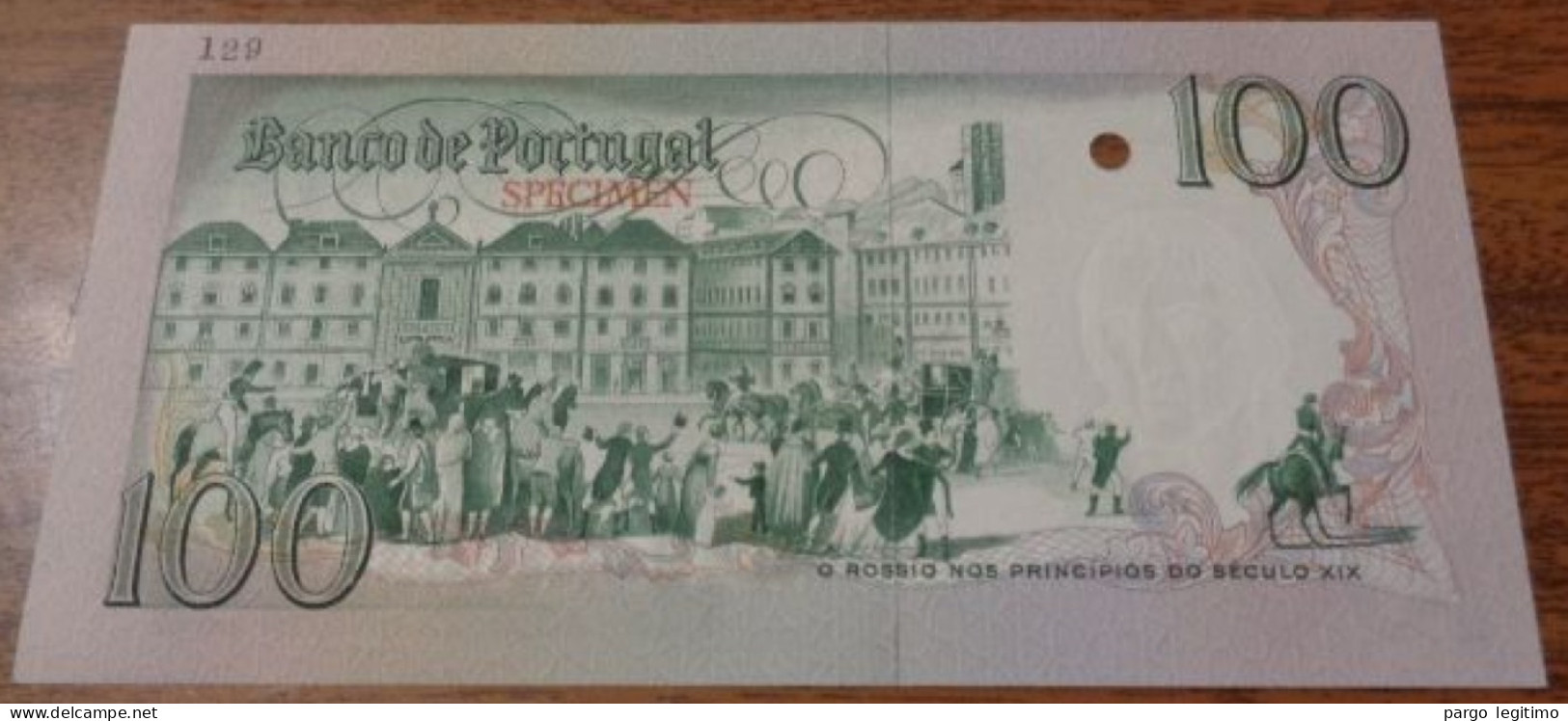 PORTUGAL 100 ESCUDOS COLOR TRIAL SPECIMEN UNC - Portogallo