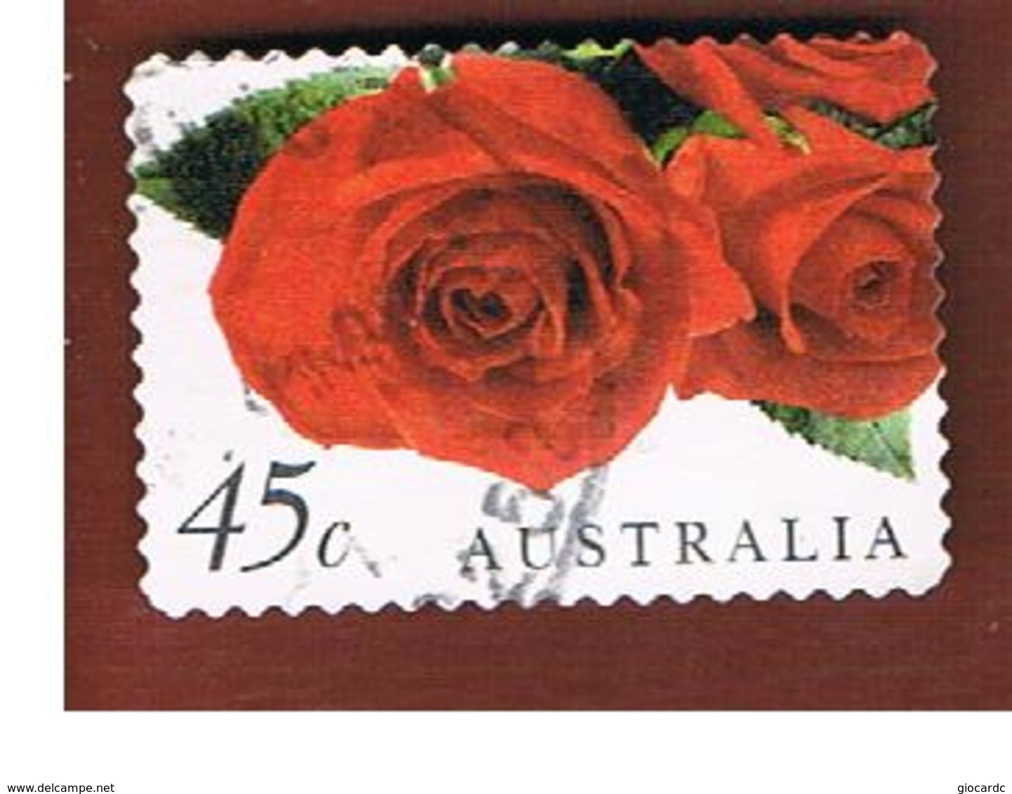 AUSTRALIA  -  SG 1843  -      1999 RED ROSES  -       USED - Usados
