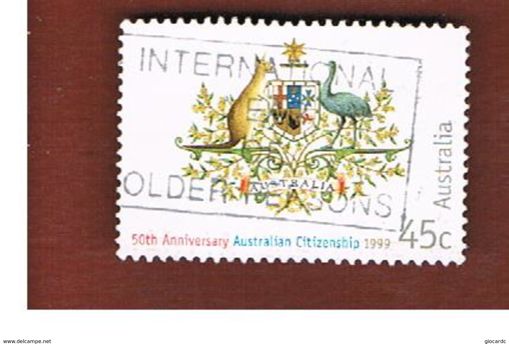 AUSTRALIA  -  SG 1836  -      1999  AUSTRALIAN CITIZENSHIP  -       USED - Oblitérés