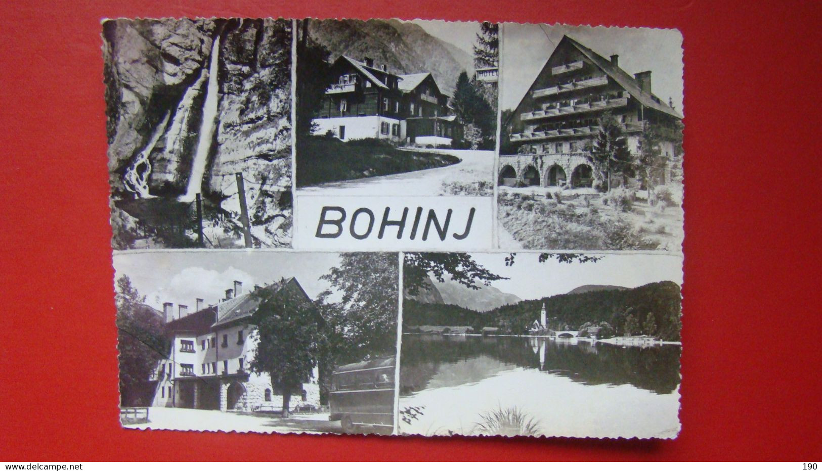 Bohinj.Waterfall,lake,hotel. - Slovénie