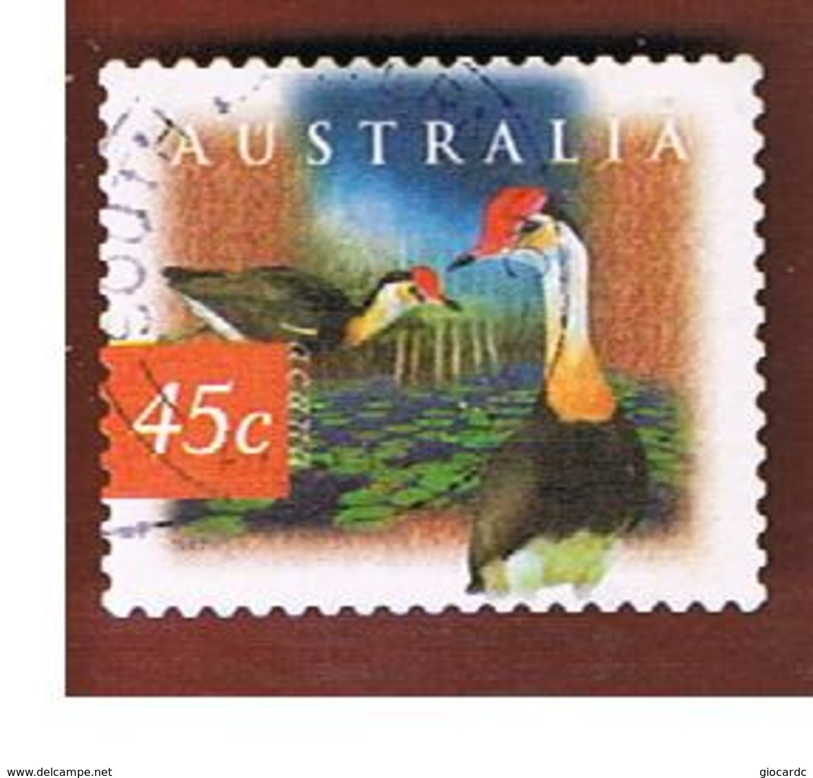 AUSTRALIA  -  SG 1687d -      1997 WETLAND BIRDS: COMB-CRESTED JACANA        -       USED - Used Stamps