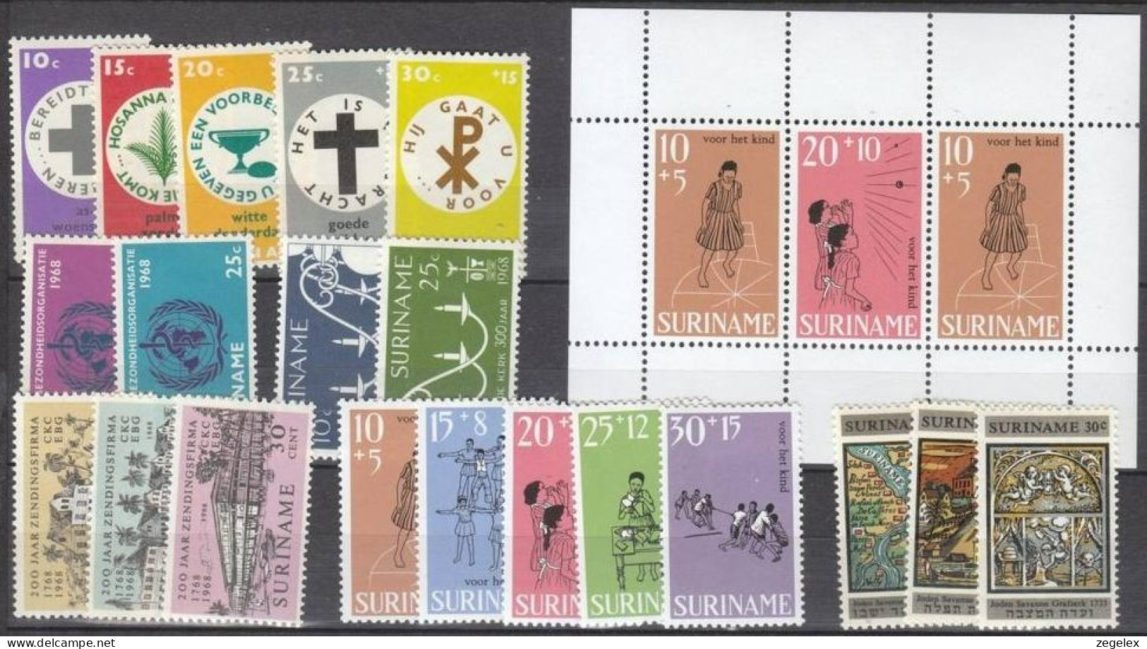 Suriname 1968 Year - Complete - MNH/**/postfris - Suriname ... - 1975