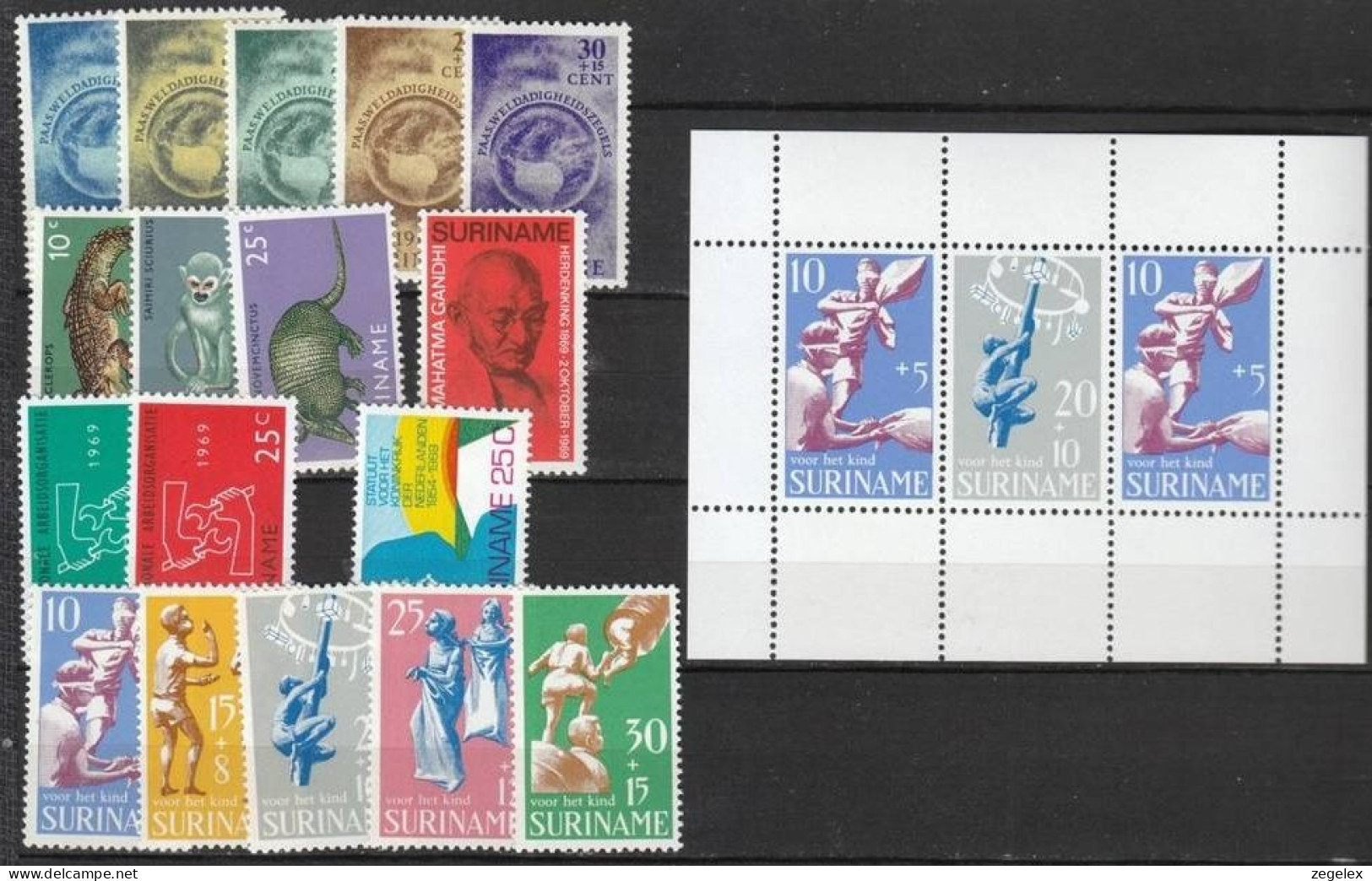 Suriname 1969 Year - Complete - MNH/**/postfris - Surinam ... - 1975