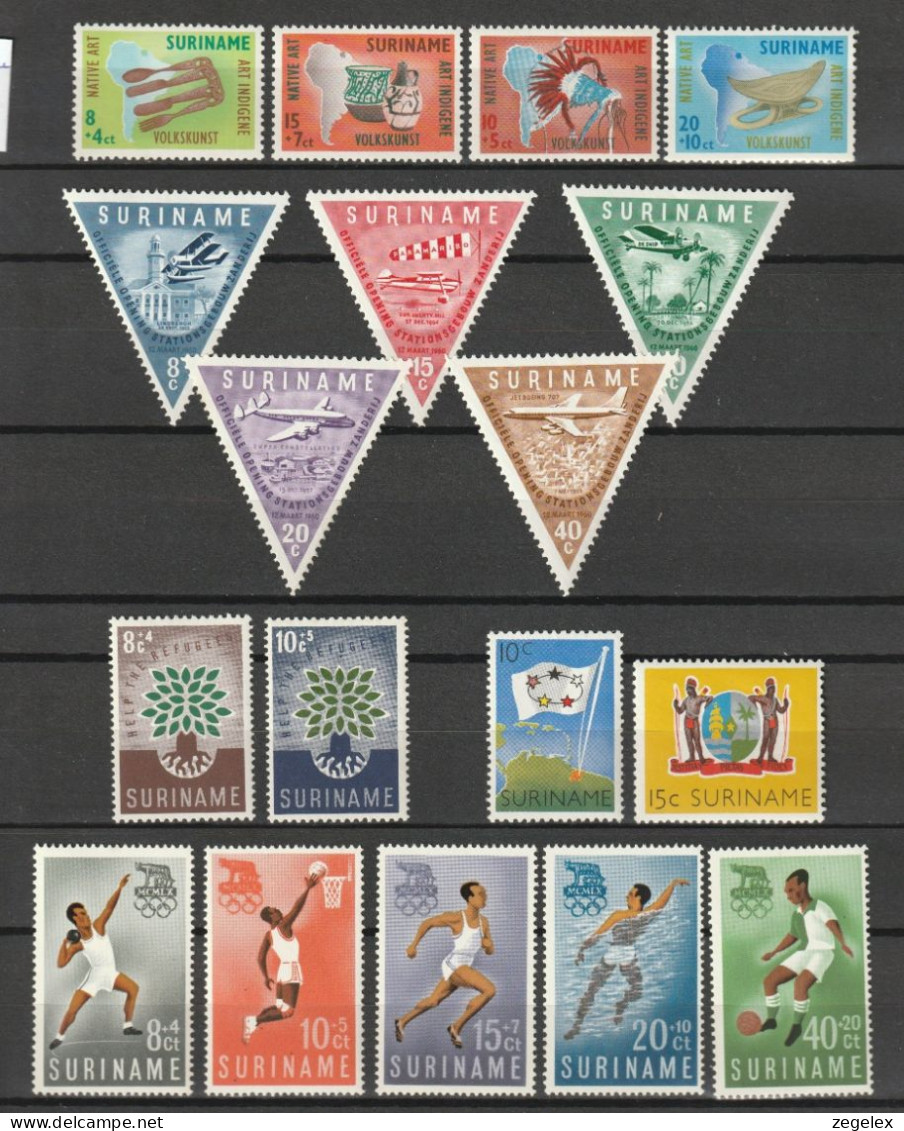 Suriname 1960 Year - Complete - MNH/**/postfris - Surinam ... - 1975
