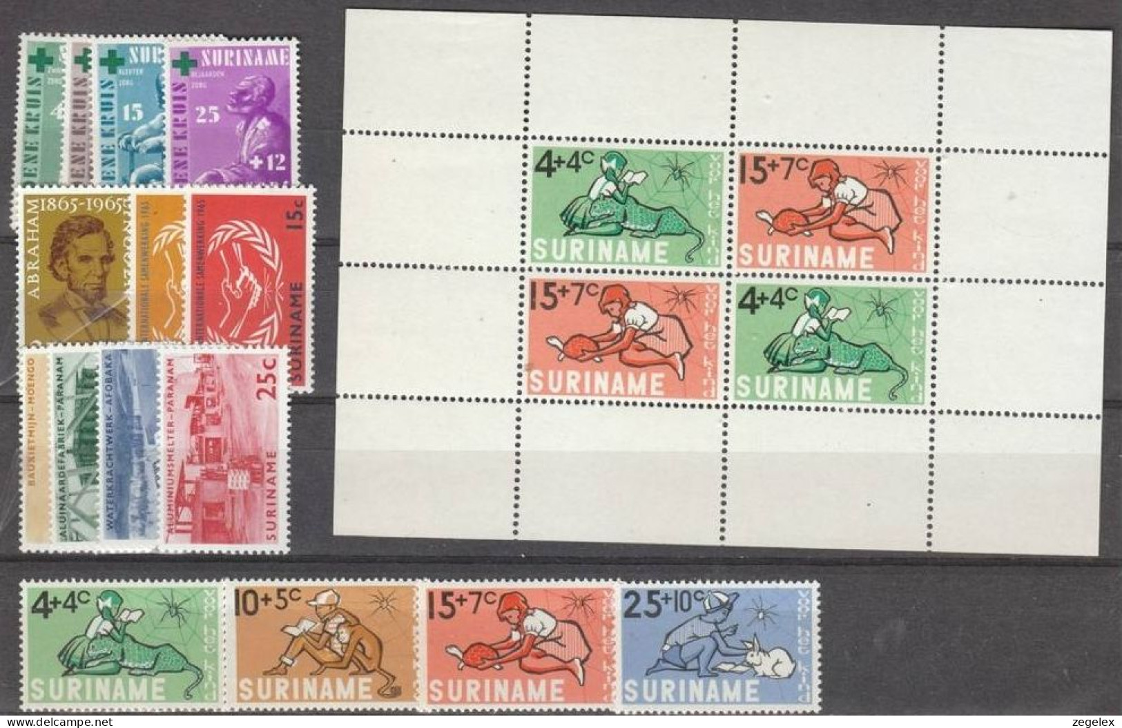 Suriname 1965 Year - Complete - MNH/**/postfris - Suriname ... - 1975