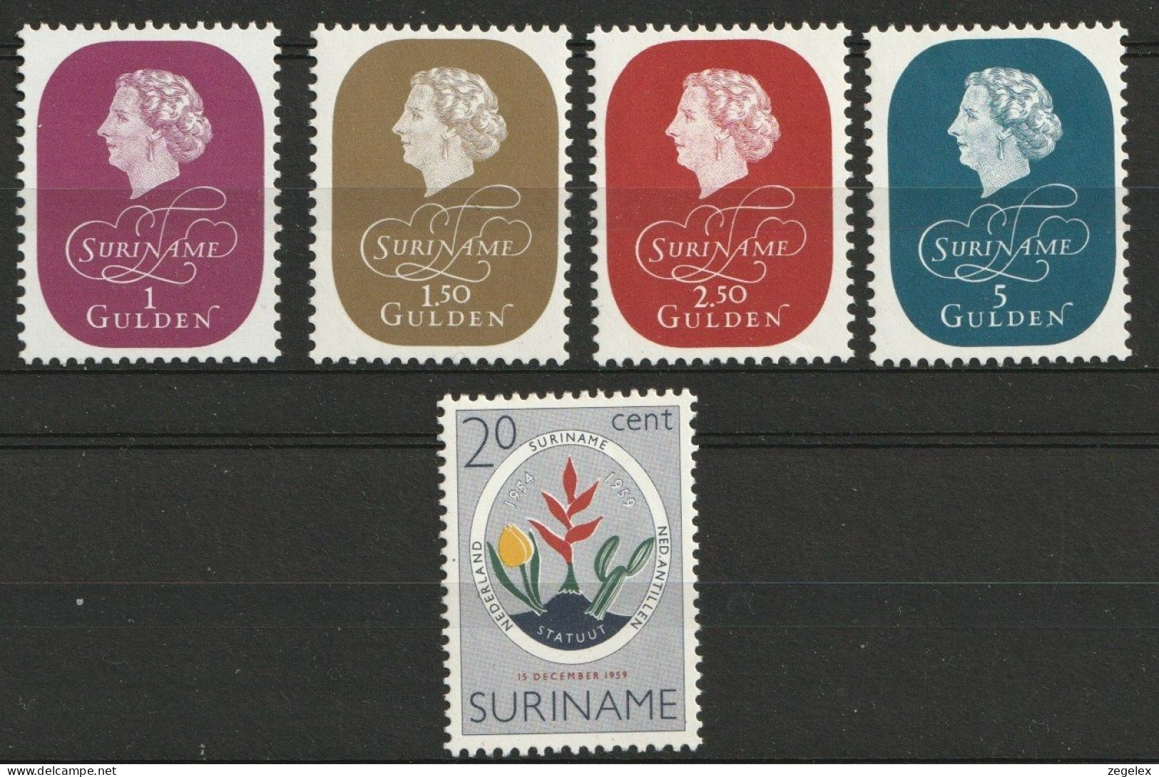 Suriname 1959 Year - Complete - MNH/**/postfris - Suriname ... - 1975