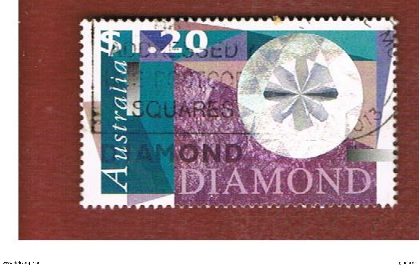 AUSTRALIA  -  SG 1642 -      1996  DIAMOND  -       USED - Oblitérés