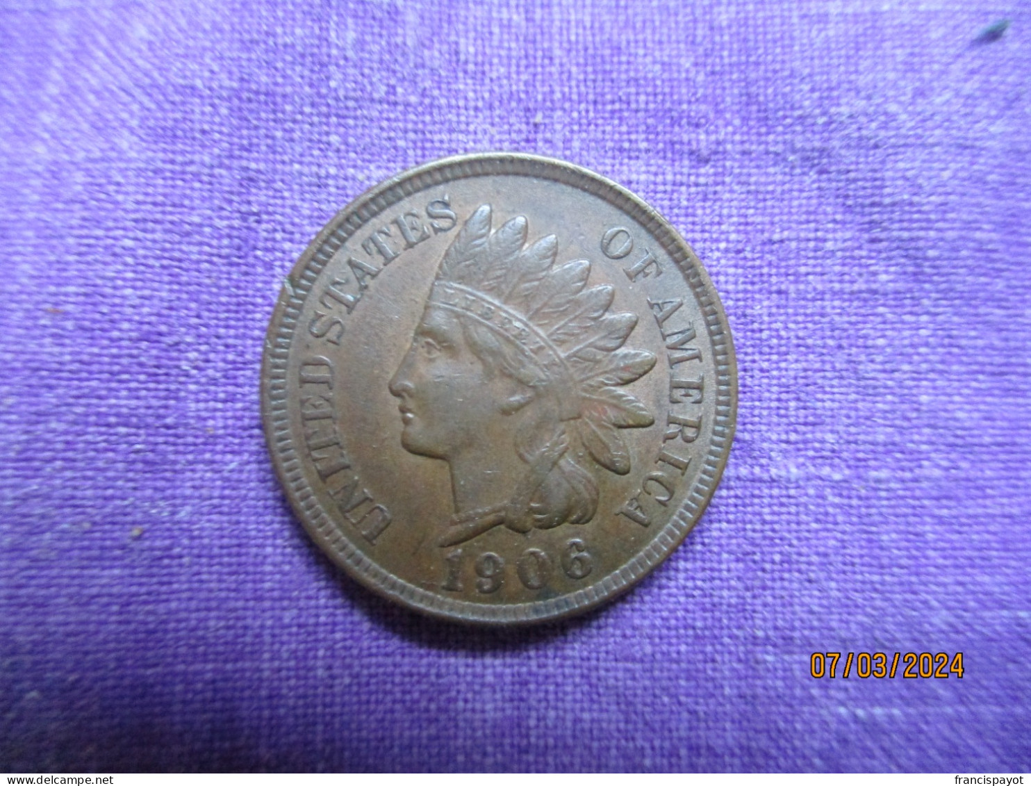 USA 1 Cent 1906 - 1859-1909: Indian Head