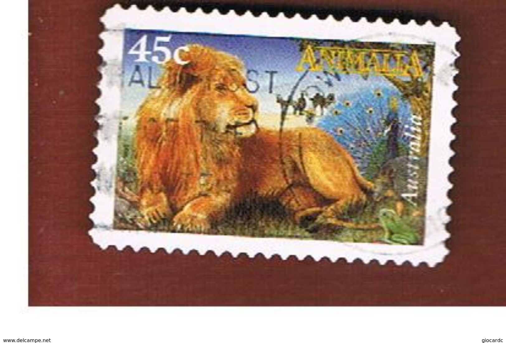 AUSTRALIA  -  SG 1634 -      1996  BOOKS FOR CHILDREN: ANIMALIA         -       USED - Oblitérés