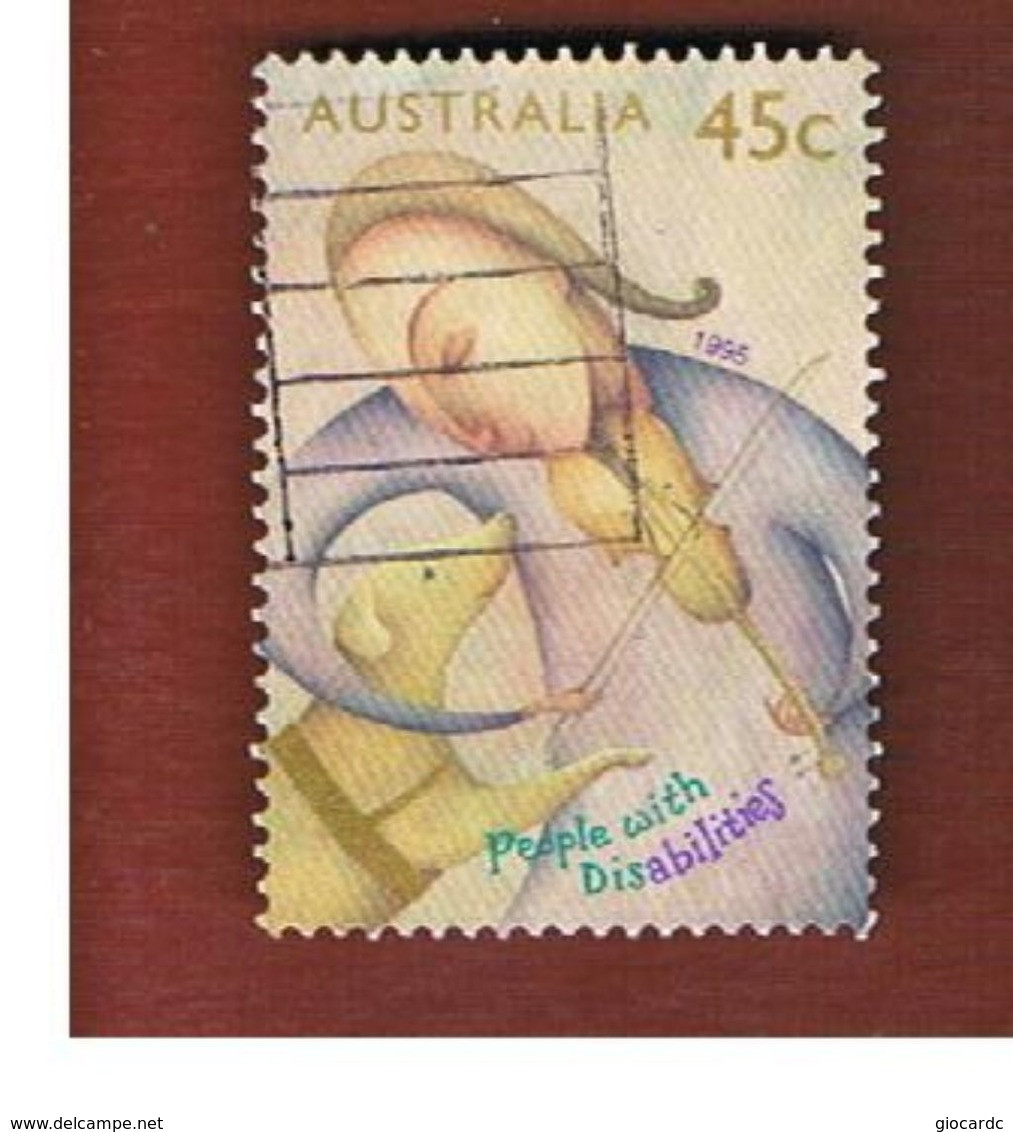 AUSTRALIA  -  SG 1541         -      1995  DISABILITIES                 -       USED - Gebraucht