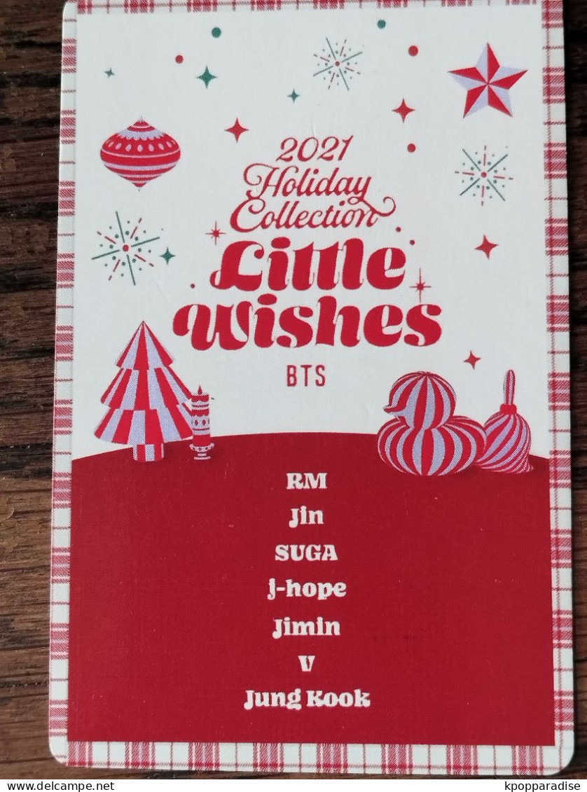 Photocard au choix   BTS 2021 Holiday collection Little wishes Jin