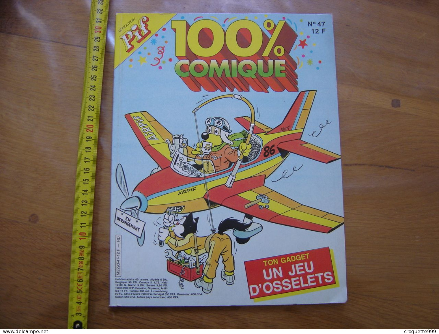 1986 PIF Special COMIQUE Numero 47 Septembre SANS GADGET - Pif - Autres