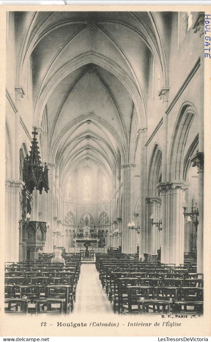 FRANCE - Houlgate - Intérieur De L'église - Carte Postale Ancienne - Houlgate