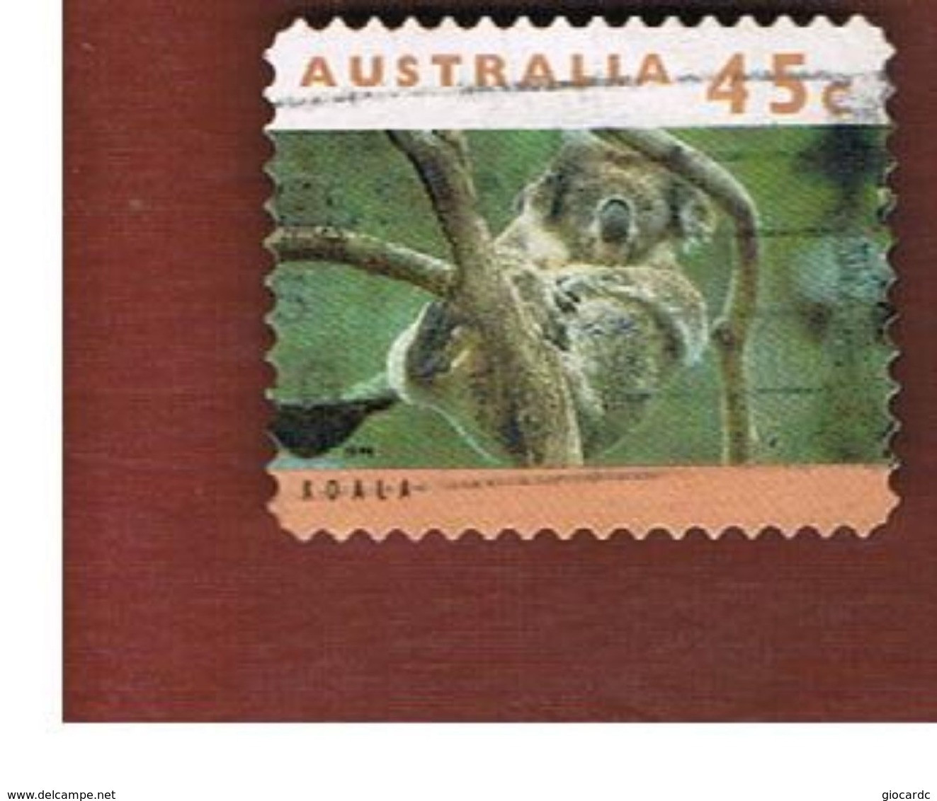 AUSTRALIA  -  SG 1458   -      1994 ANIMALS: KOALA   -       USED - Oblitérés