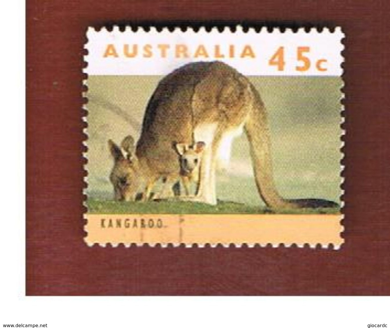 AUSTRALIA  -  SG 1454 -      1994 ANIMALS: EASTERN GREY KANGAROO -       USED - Used Stamps