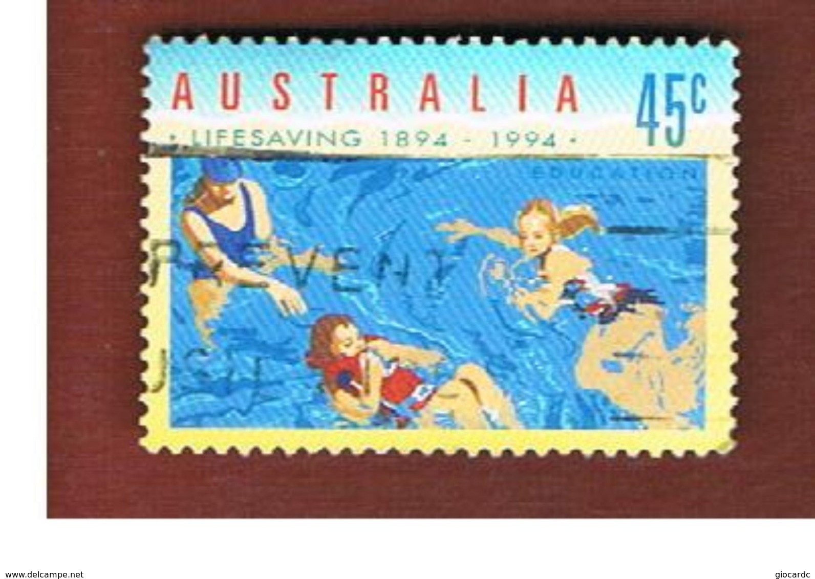 AUSTRALIA  -  SG 1439   -      1994 ORGANIZED LIFE SAVING: EDUCATION     -       USED - Gebruikt