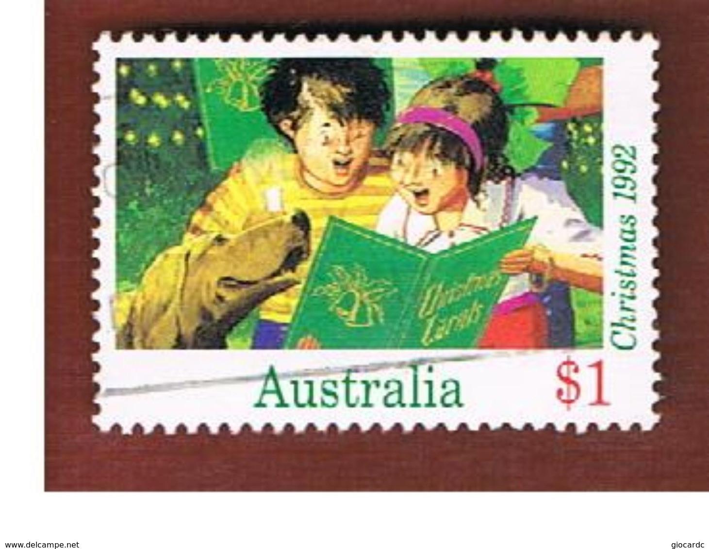 AUSTRALIA  -  SG 1385  -      1992  CHRISTMAS      -       USED - Gebruikt