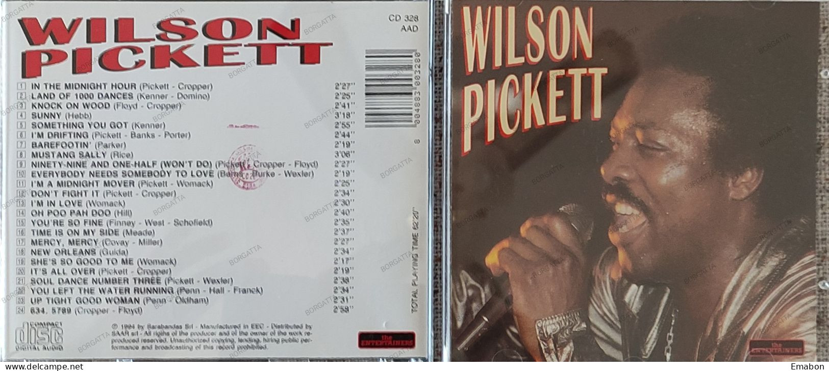 BORGATTA - ROCK - Cd  WILSON PICKETT -  - THE ENTERTAINERS 1994 -  USATO In Buono Stato - Rock