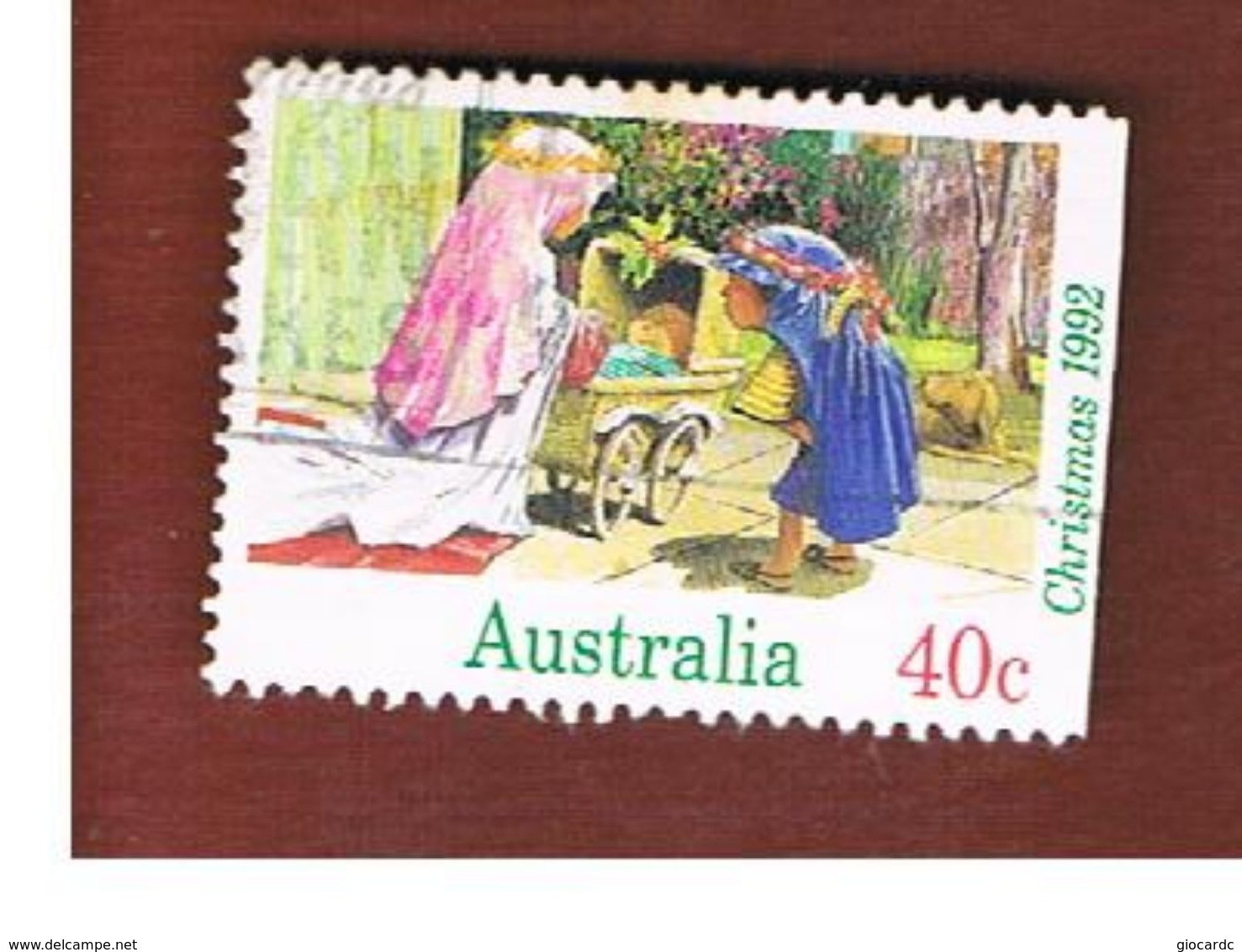 AUSTRALIA  -  SG 1383  -      1992  CHRISTMAS      -       USED - Gebruikt