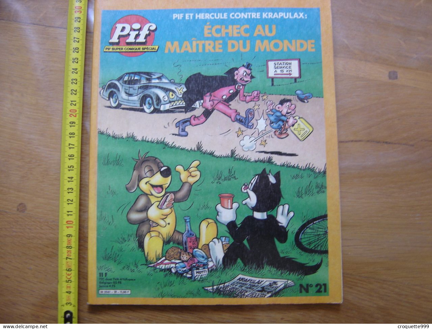 1981 PIF SUPER COMIQUE Special 21 ECHEC AU MAITRE DU MONDE Juillet - Pif - Autres