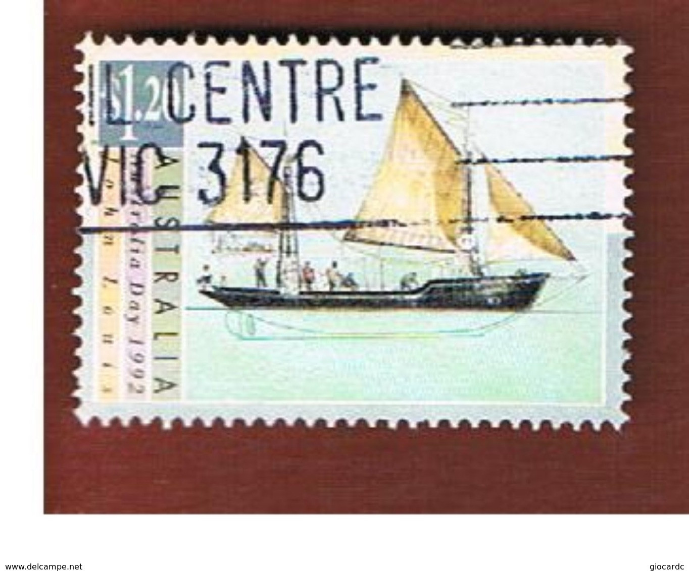AUSTRALIA  -  SG 1336  -      1992 SHIPS: J. LUIS        -       USED - Gebruikt