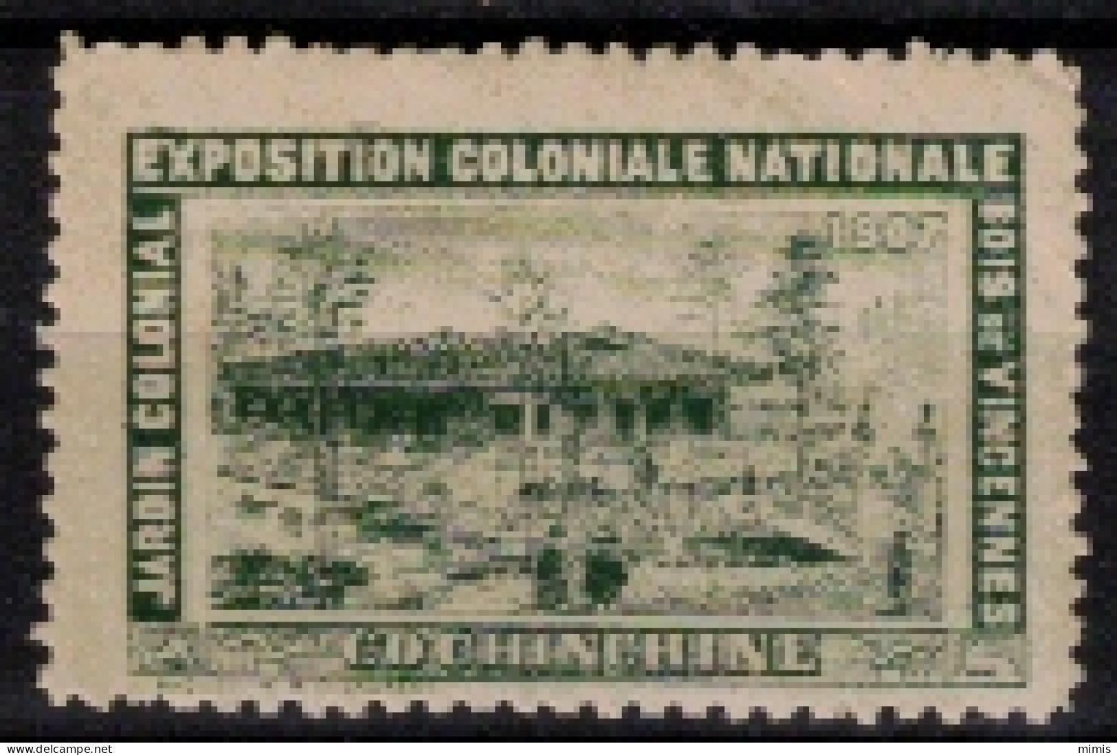 FRANCE     VIGNETTES      Exposition Coloniale Nationale  Bois De Vincennes  Cochinchine - Tourism (Labels)