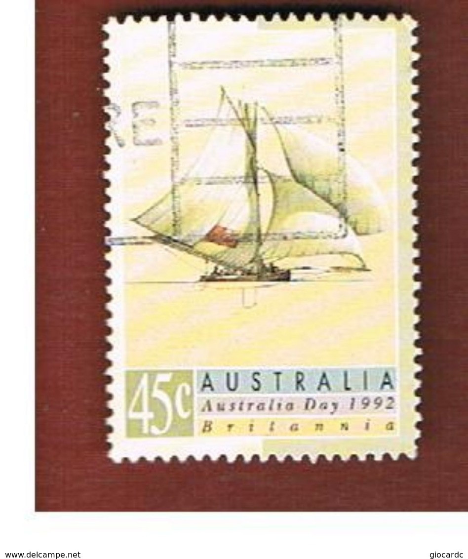 AUSTRALIA  -  SG 1334  -      1992 SHIPS: BRITANNIA        -       USED - Gebraucht