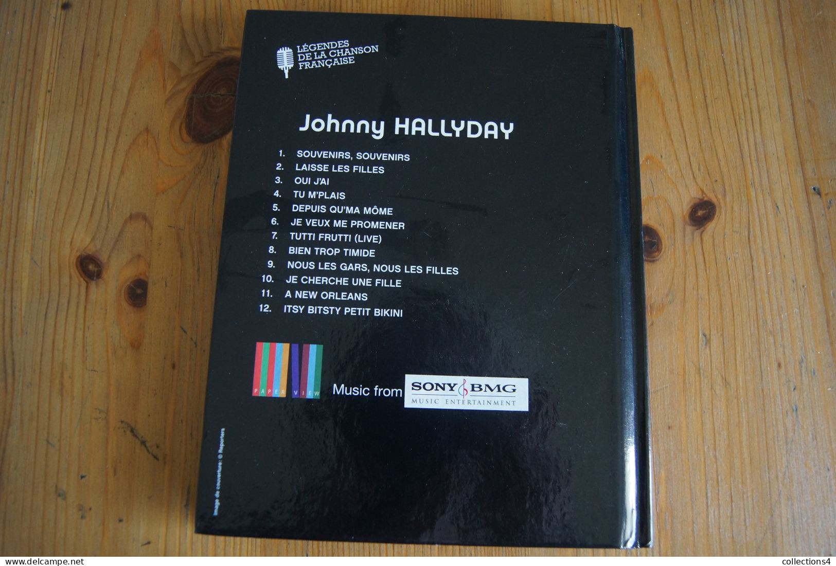 JOHNNY HALLYDAY LEGENDES DE LA CHANSON FRANCAISE LIVRE CD   2008 VALEUR+ PERIODE VOGUE - Rock