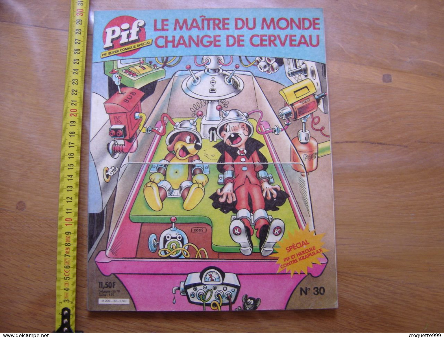 1985 PIF SUPER COMIQUE Special 30 LE MAITRE DU MONDE CHANGE DE CERVEAU Fevrier - Pif - Autres