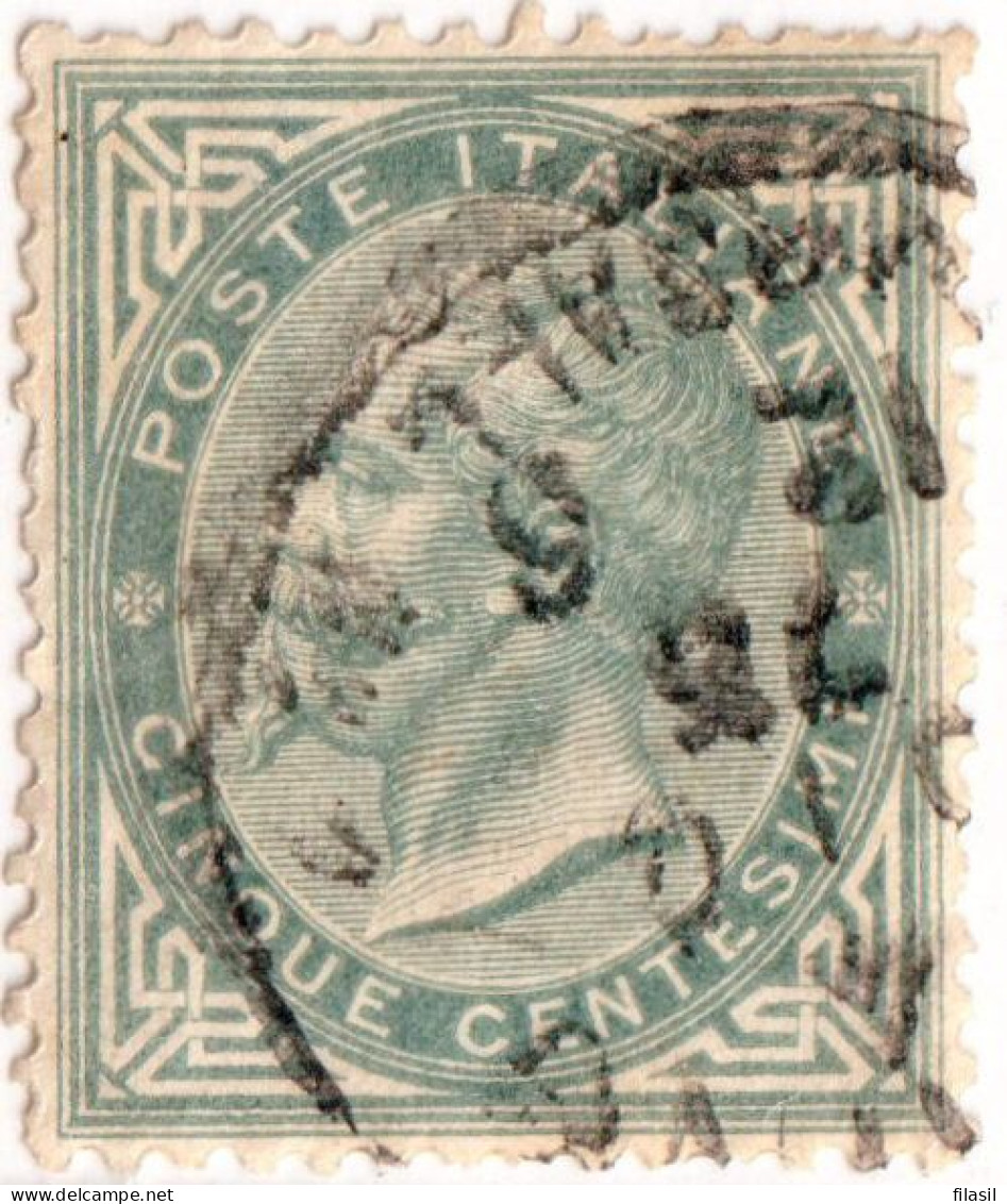 SI53D Italia Italy serie De La Rue cifra o effige di Vittorio Emanuele II  Usati