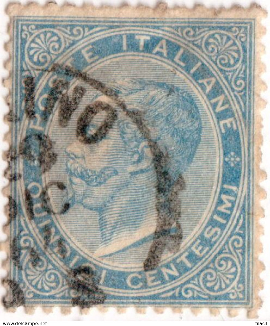 SI53D Italia Italy serie De La Rue cifra o effige di Vittorio Emanuele II  Usati