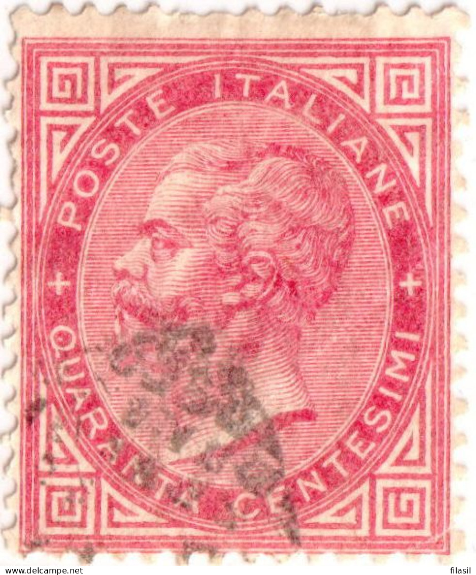 SI53D Italia Italy serie De La Rue cifra o effige di Vittorio Emanuele II  Usati