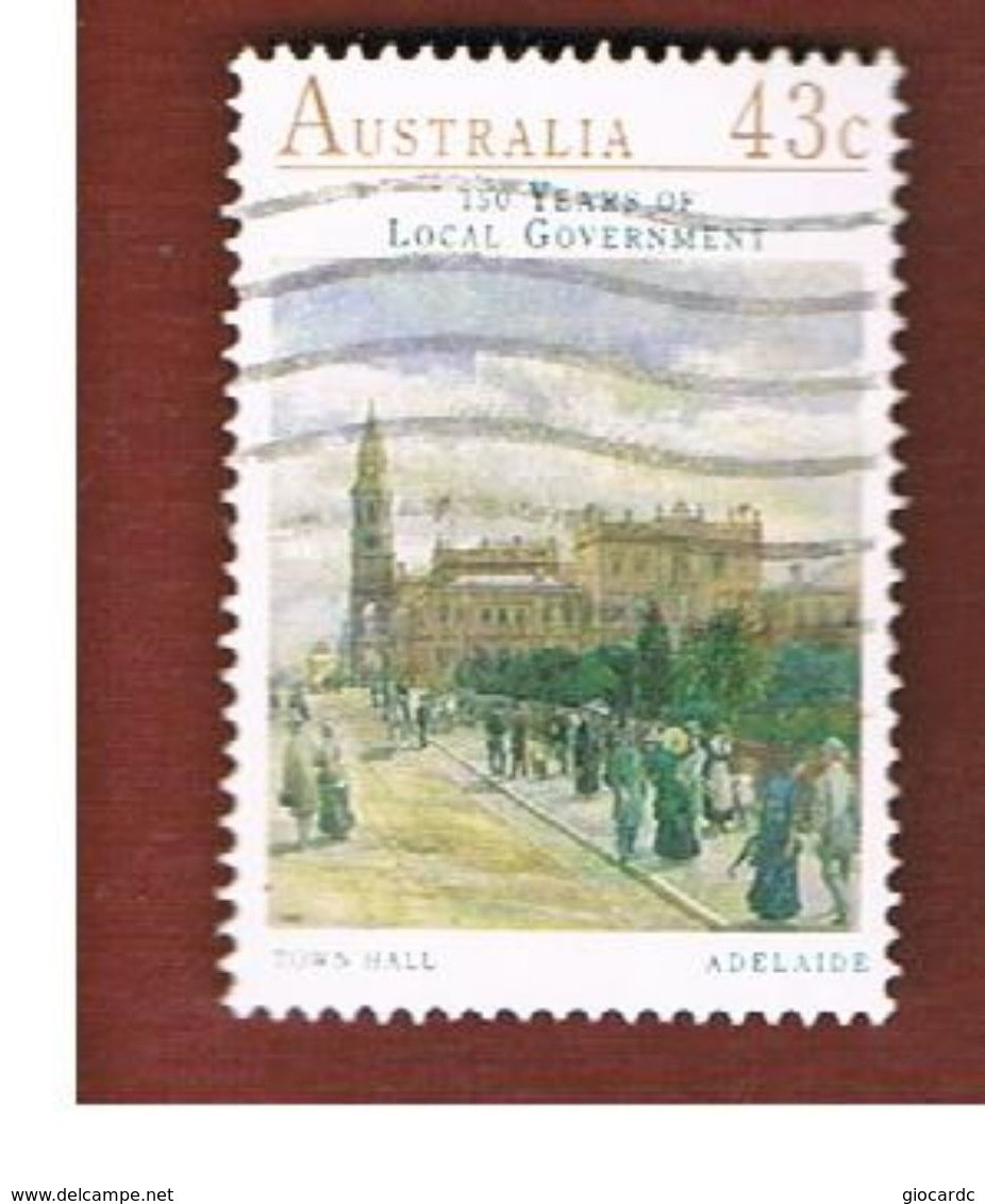 AUSTRALIA  -  SG 1271 -      1990  ADELAIDE TOWN HALL     -       USED - Oblitérés