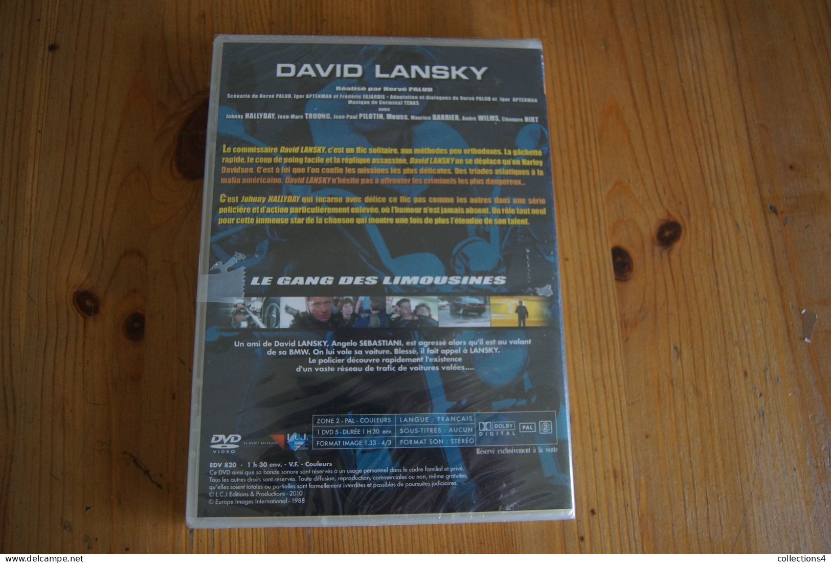 JOHNNY HALLYDAY DAVID LANSKY LE GANG DES LIMOUSINES DVD NEUF SCELLE - Azione, Avventura