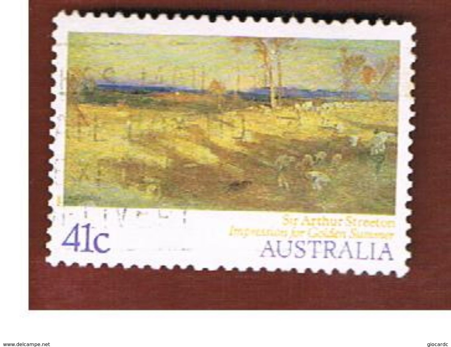 AUSTRALIA  -  SG 1213    -      1989 PAINTINGS: GOLDEN SUMMER       -       USED - Oblitérés