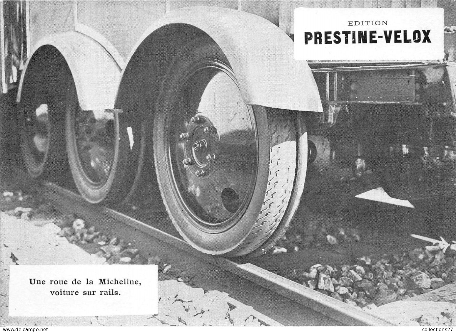 UNE ROUE DE LA MICHELINE VOITURE SUR RAILS - Eisenbahnen