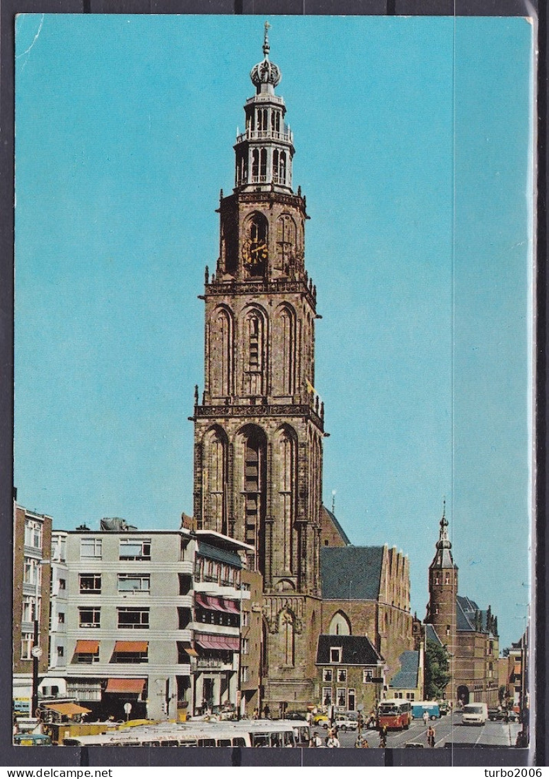 Grongingen merendeels stad vanaf 1977 8 x kleur (waarvan 2 x gelopen en 1 ZW repro) zoals getoond op 10 scans