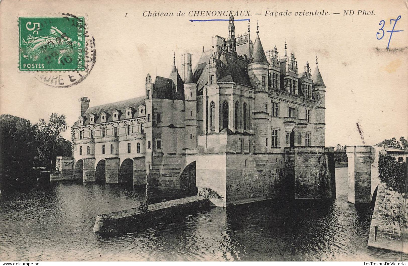 FRANCE - Chenonceaux - Château - Façades Orientale - Carte Postale Ancienne - Chenonceaux