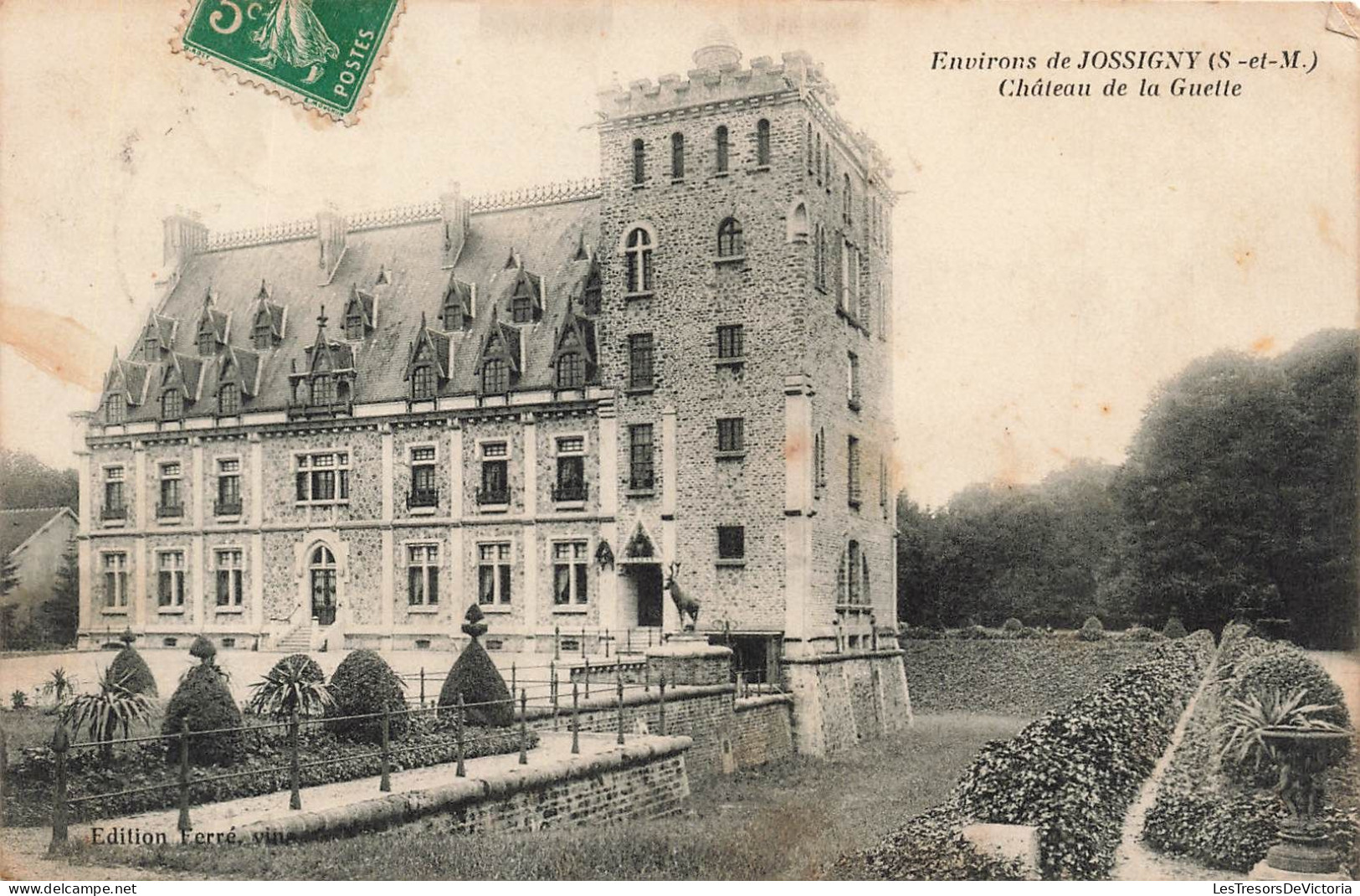 FRANCE - Environs De Jossigny (S Et M) - Vue D'ensemble Du Château De La Guette - Carte Postale Ancienne - Torcy