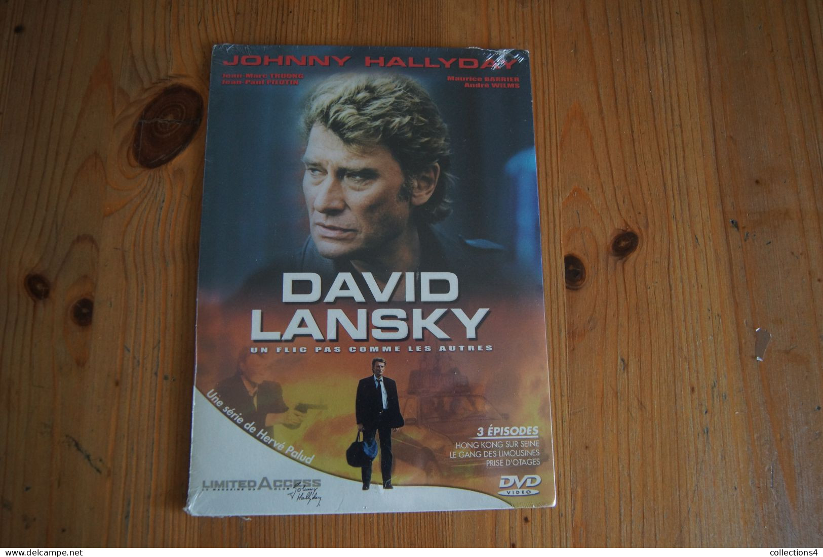 JOHNNY HALLYDAY DAVID LANSKY 3 EPISODES  DVD NEUF SCELLE FORMAT MINCE - Action & Abenteuer