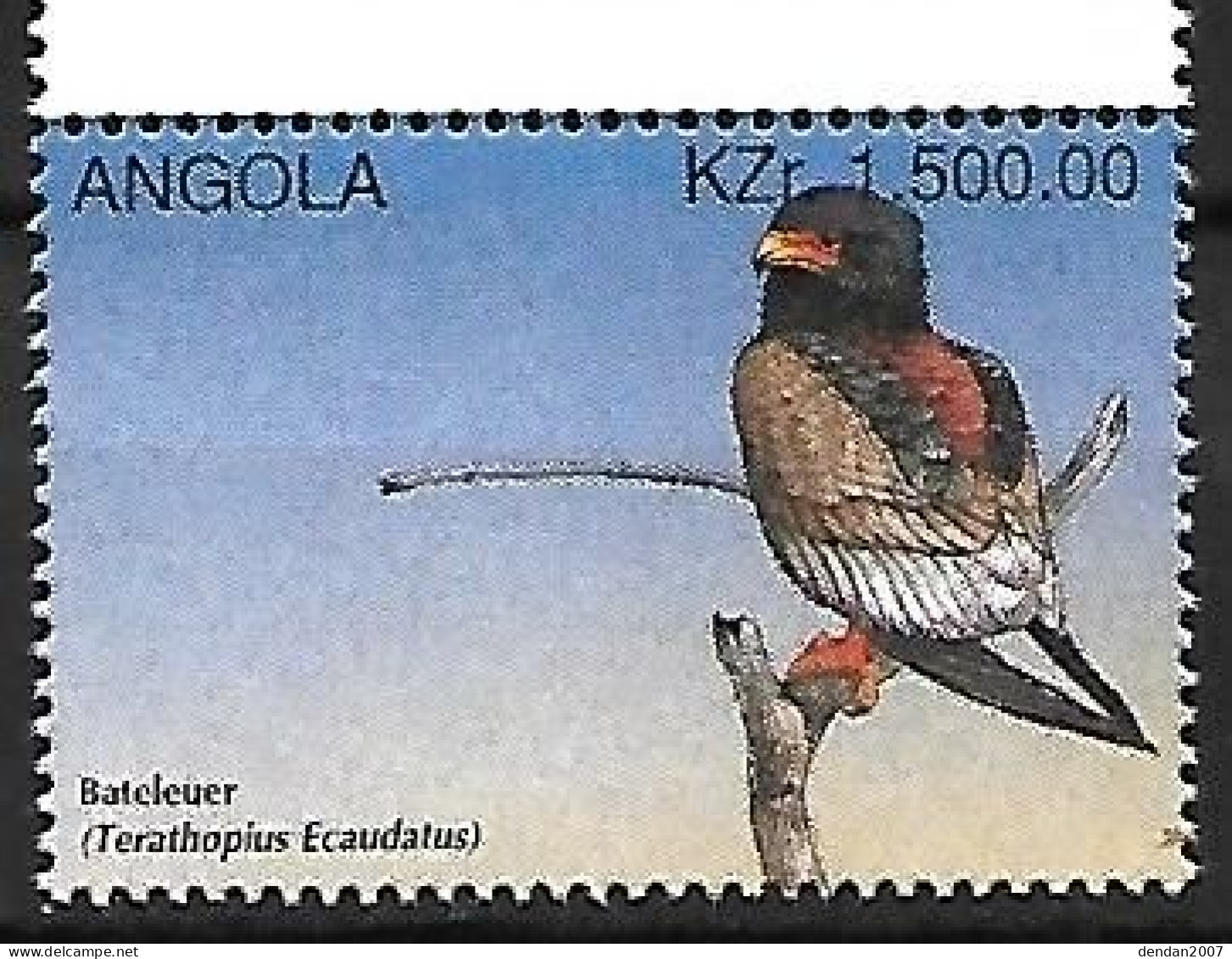 Angola -  Mnh ** 1996 :  Bateleur  -  Terathopius Ecaudatus - Águilas & Aves De Presa