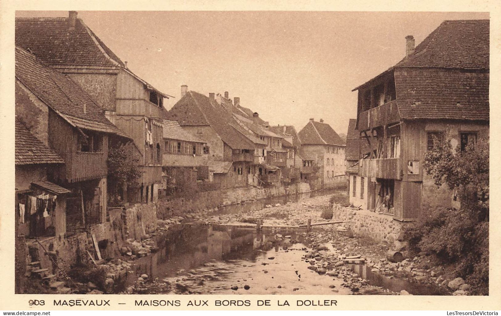 FRANCE - Masevaux - Maisons Aux Bords De La Doller - Carte Postale Ancienne - Masevaux